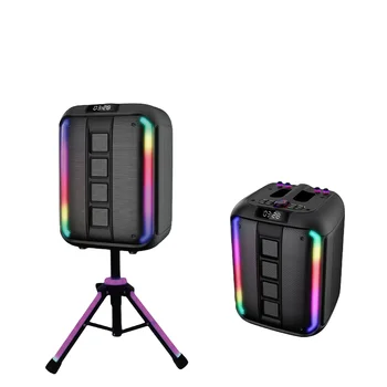 Speaker Wireless portable subwoofer waterproof 12-inch Bluetooth outdoor sports partybox DJ LED lights Professional Audio