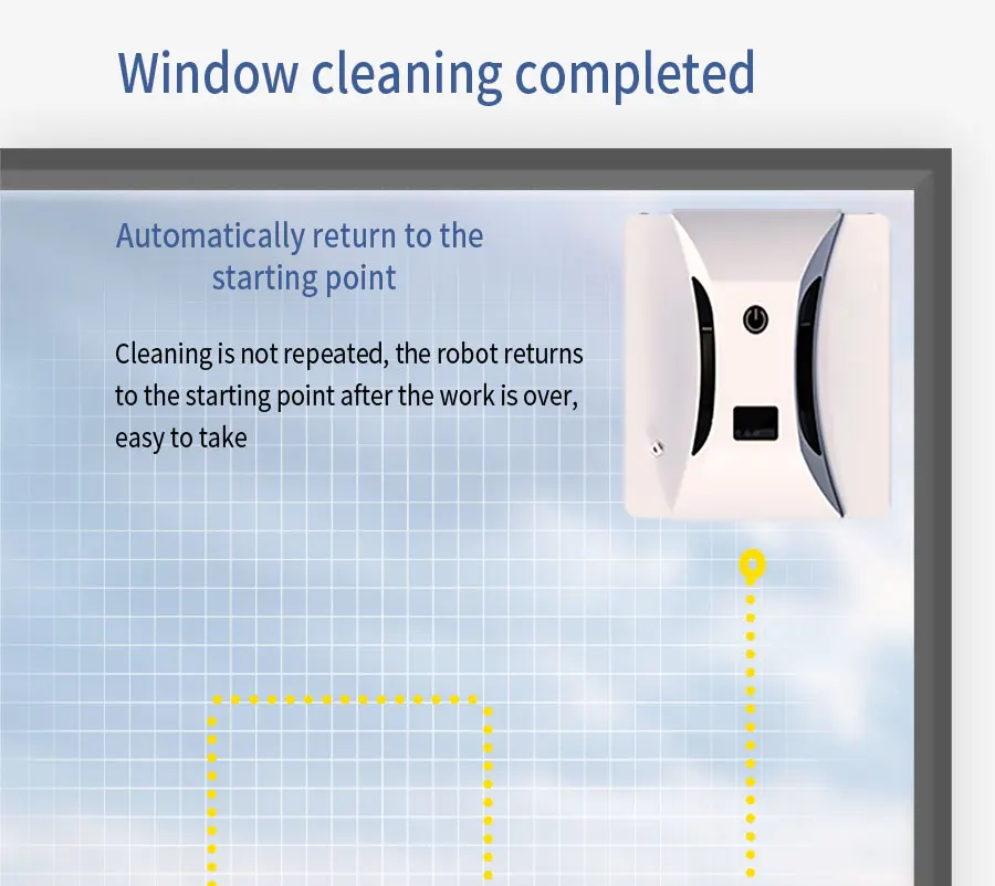 Window Cleaning Robot with 110-240V Voltage 1 Year Warranty and 250*250*80MM Dimension for Skyscraper Application