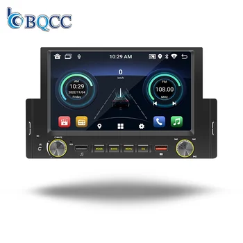 BQCC 1 Din 6.2" quad/Octa core HD screen android 13 wireless Android auto carplay GPS WIFI BT USB DVR mirrorlink car player 170