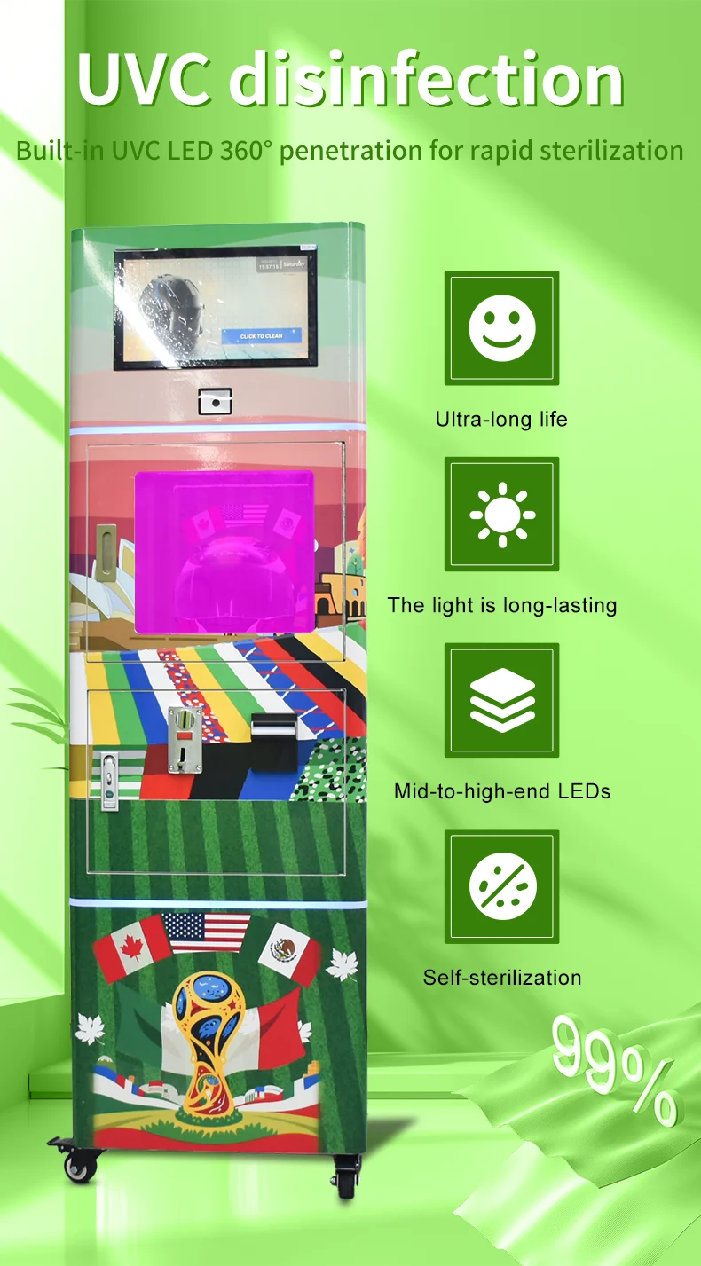 product patent manufacturer custom automatic commercial motorcycle bike helmet vendo dry cleaning washing machine with wordcup theme-4