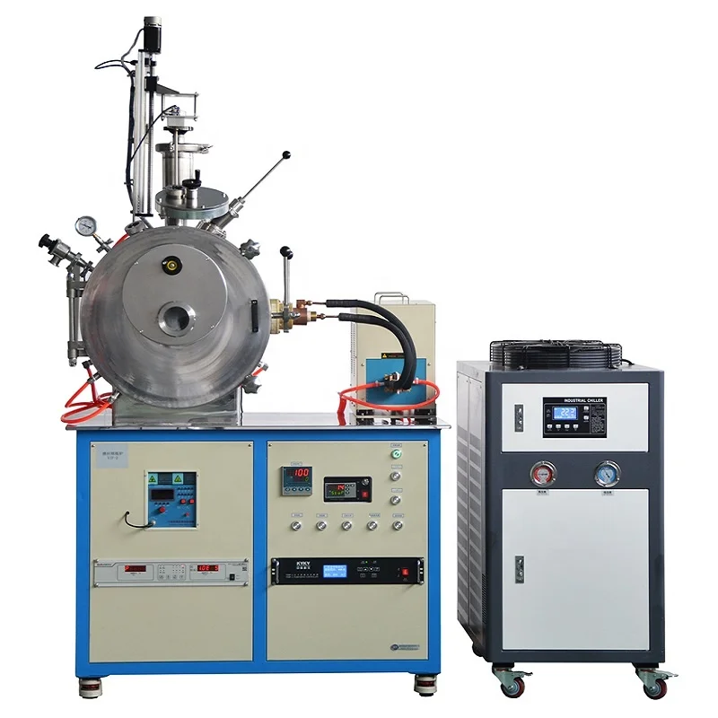 Double-layer Water-cooling Structure Vacuum Induction Furnace Automatic Slag Removal System for Battery Production