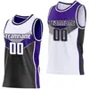 White and Black and Purple
