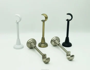 Factory wholesale 28mm metal curtain rod aluminum alloy material single rod curtain accessories simple style