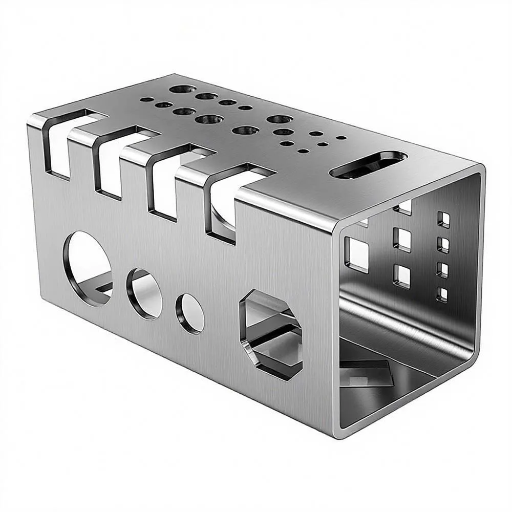ODM Stainless Steel Aluminum CNC Shell Frame Parts Sheet Metal Punching Laser Cutting Bending Welding Fabrication Services