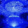 Lumière Bleue Étoile Lune + Guirlande + Pile - Boîte Couleur