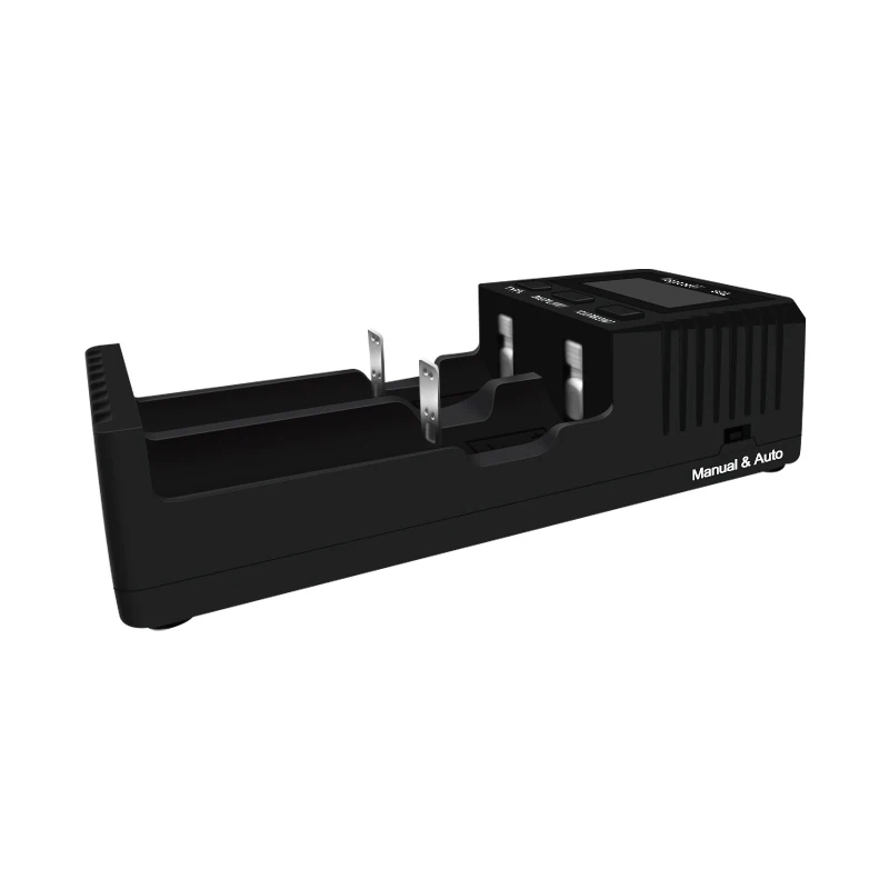 Nouvelle arrivée VAPCLEL SU2 chargeur de batterie intelligent rapide 3.7v  4.2v 2 fentes chargeur pour 18650 21700 32700 Batteries rechargeables