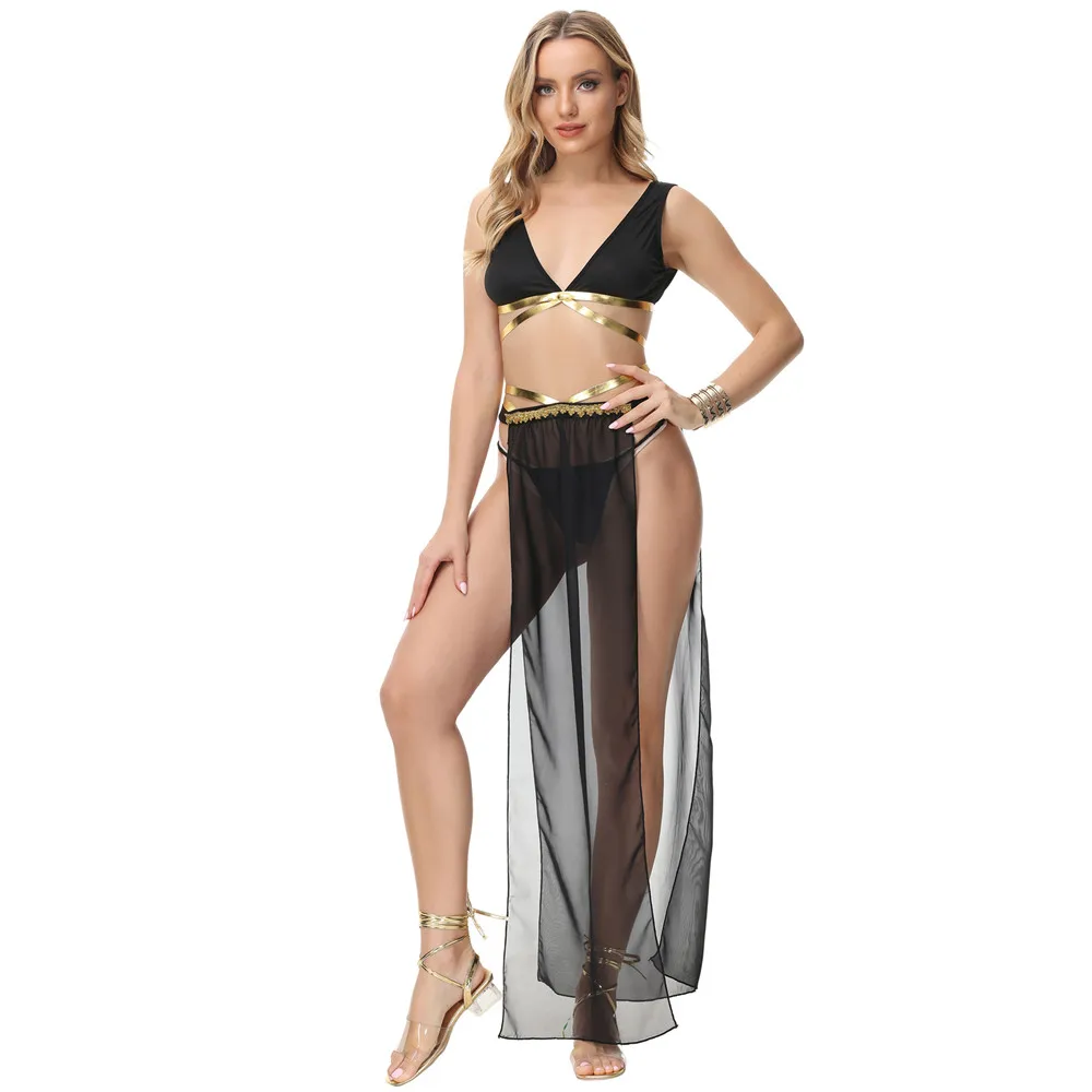 sexy cleopatra lingerie KOPLOGUN Sexy Cosplay Lingerie Egyptian Cleopatra Costume Uniform Lingerie  Role Play Lingerie Costume Set Backless Sleepwear Bundled Sexy Women's  Outfit : Amazon.de: Health & Personal Care main image 1