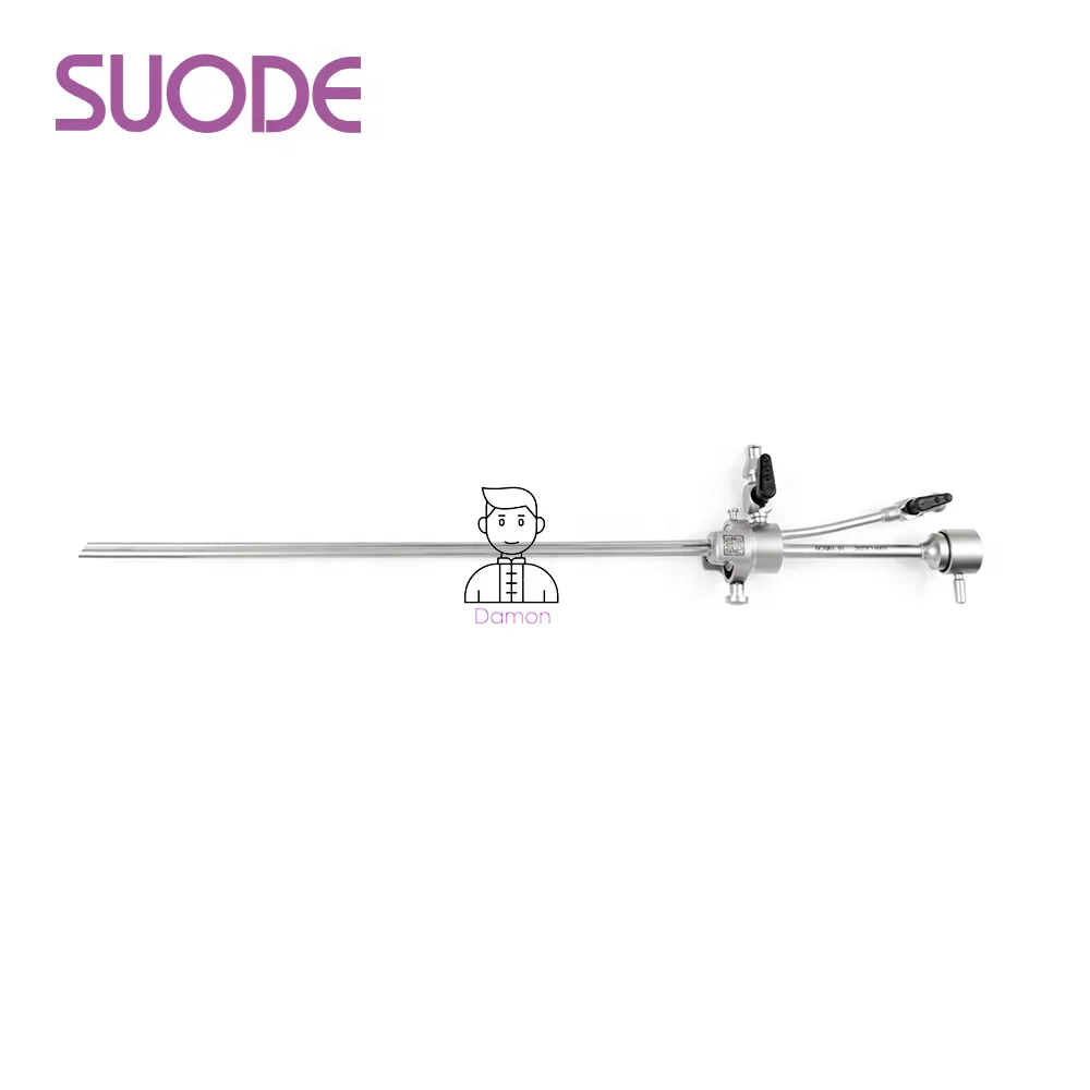 SUODE Rigid Hysteroscopy Set /Operating Hysteroscope/gnyecology Sheath Integrated Hysteroscope