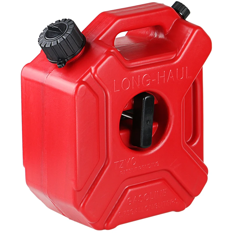 Motorcycle 3L Portable Jerry Can Gas Anti-static Plastic Car Fuel Tank 