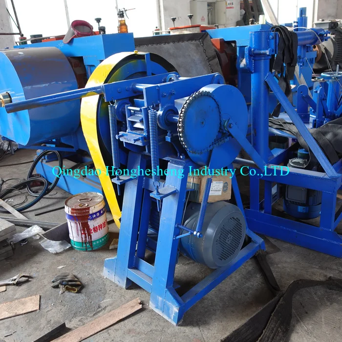 waste tire block cutter standard equipment