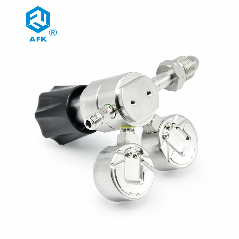 4000psi одноступенчатый газовый регулятор высокого давления Регулятор газа азота CO2 регулятор клапана впускное соединение CGA590