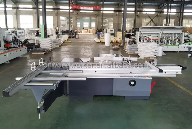 High-accuracy Wood Cutting Sliding Table Panel Saw Ruler Machine