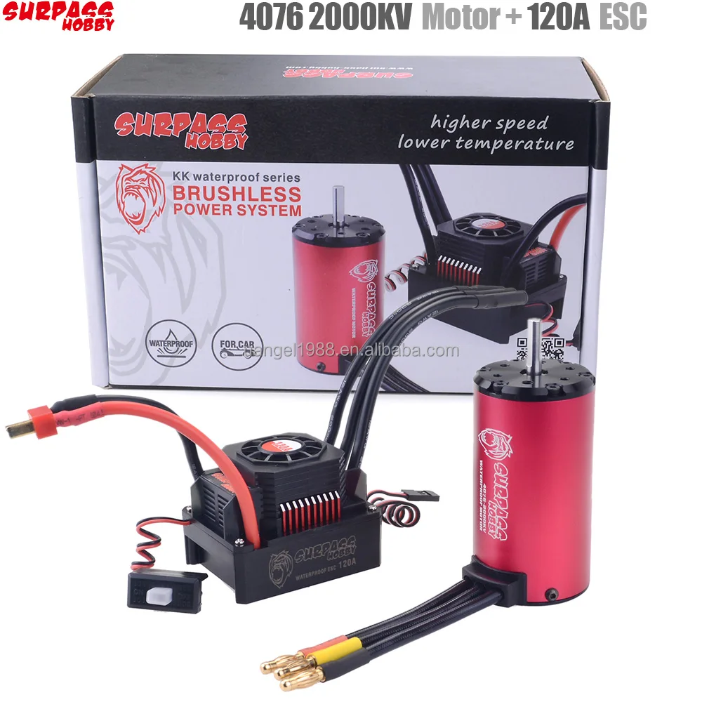 都市ガスRC- F2402 E-1 SURPASS HOBBY KK Waterproof Combo 4068 2050KV Motor & ESC