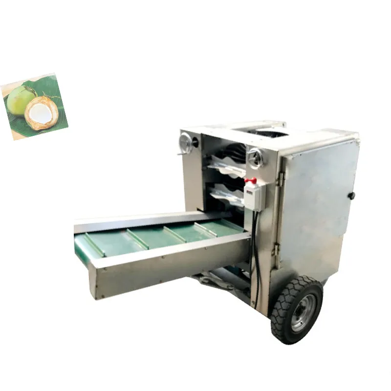 Commercial Sheller Hard Shell Dehusking Remover Peeling Old Dry Coconut Husk Fiber Machine