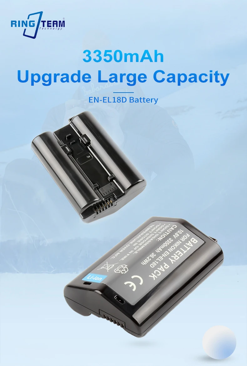 EN-EL18D ENEL18D EL18D Battery for Nikon Z9 D6 D5 D4 D4S Camera for Nikon D800 D850 D500 Battery Grip supplier