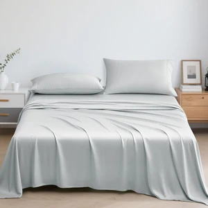 Wholesale Bamboo Lyocell Bedding Set 4Pcs Fitted Sheet 100% Bamboo 400tc 300tc Premium Comfort for Your Bed