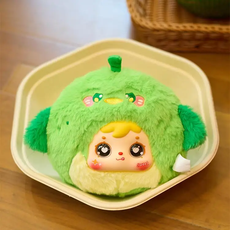 本物のストックサミュエルフルーツとアニマルパークぬいぐるみ
