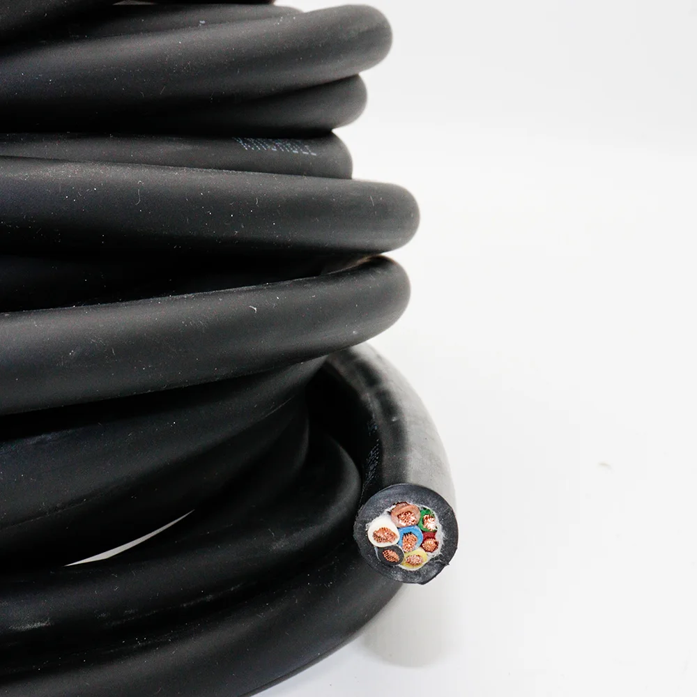 SAE Approval 7 Pin Trailer Connector Wiring 7 Core Trailer Cable Electrical Power Cord for Semi Trailer Truck