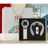 Fan+Neck Massager