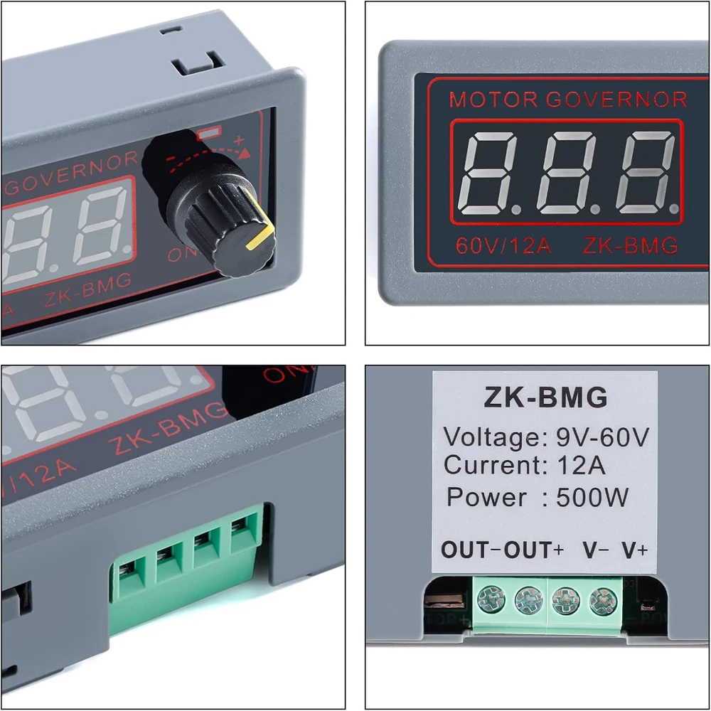 Speed Controllers Regulators, 9-60V, 12A, 500W, PWM - detail 6