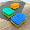 Verde/Naranja/Azul
