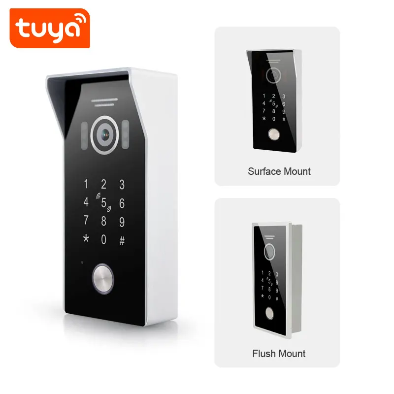 Tuya Smart Wifi Waterproof Video Doorbell Access Control System