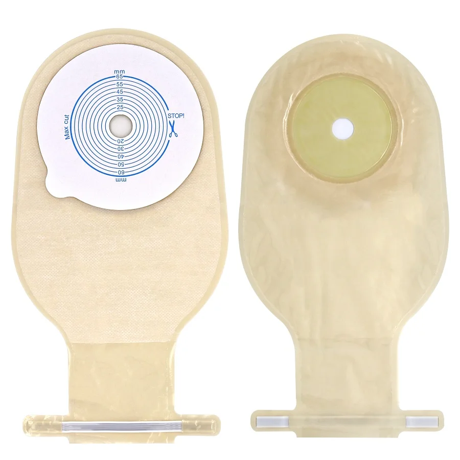 drainable ostomy bag for one piece colostomy bag size 70 mm