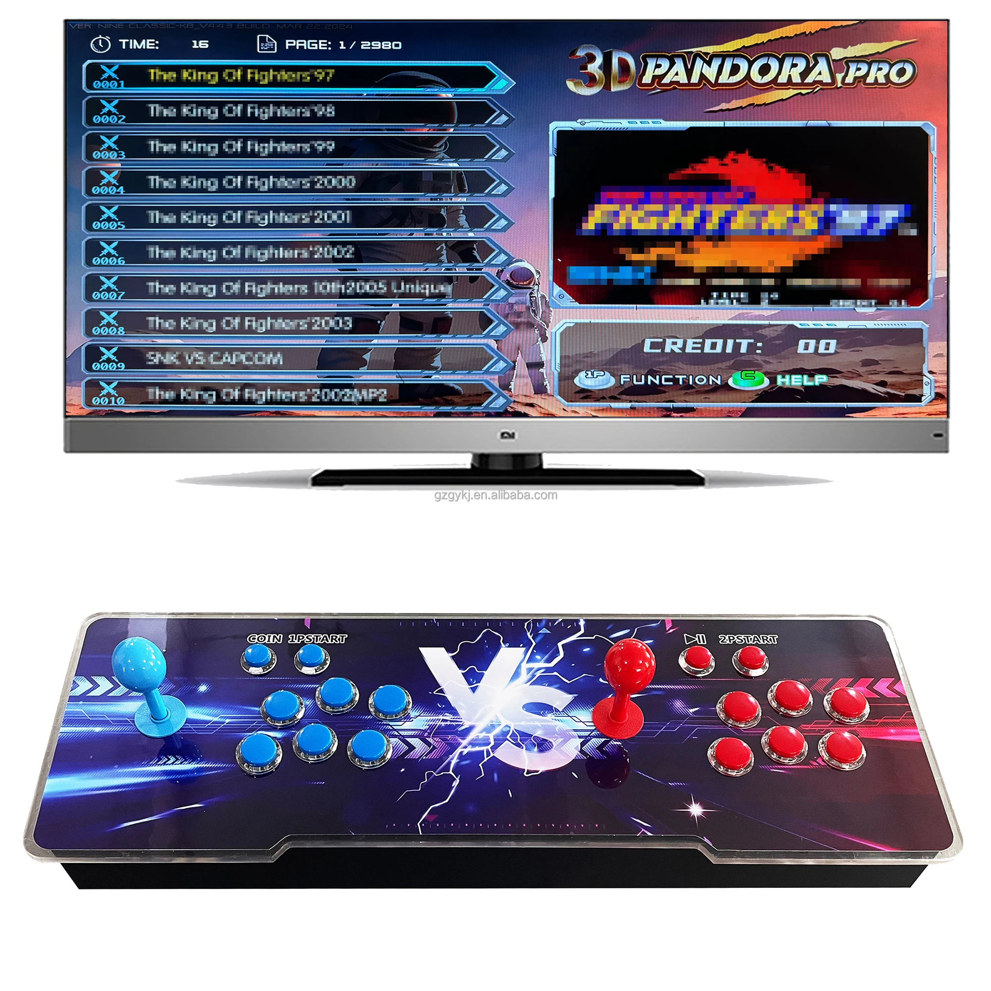 Consola de Juegos Arcade 32000 1, Juegos Clásicos para TV, Pandora