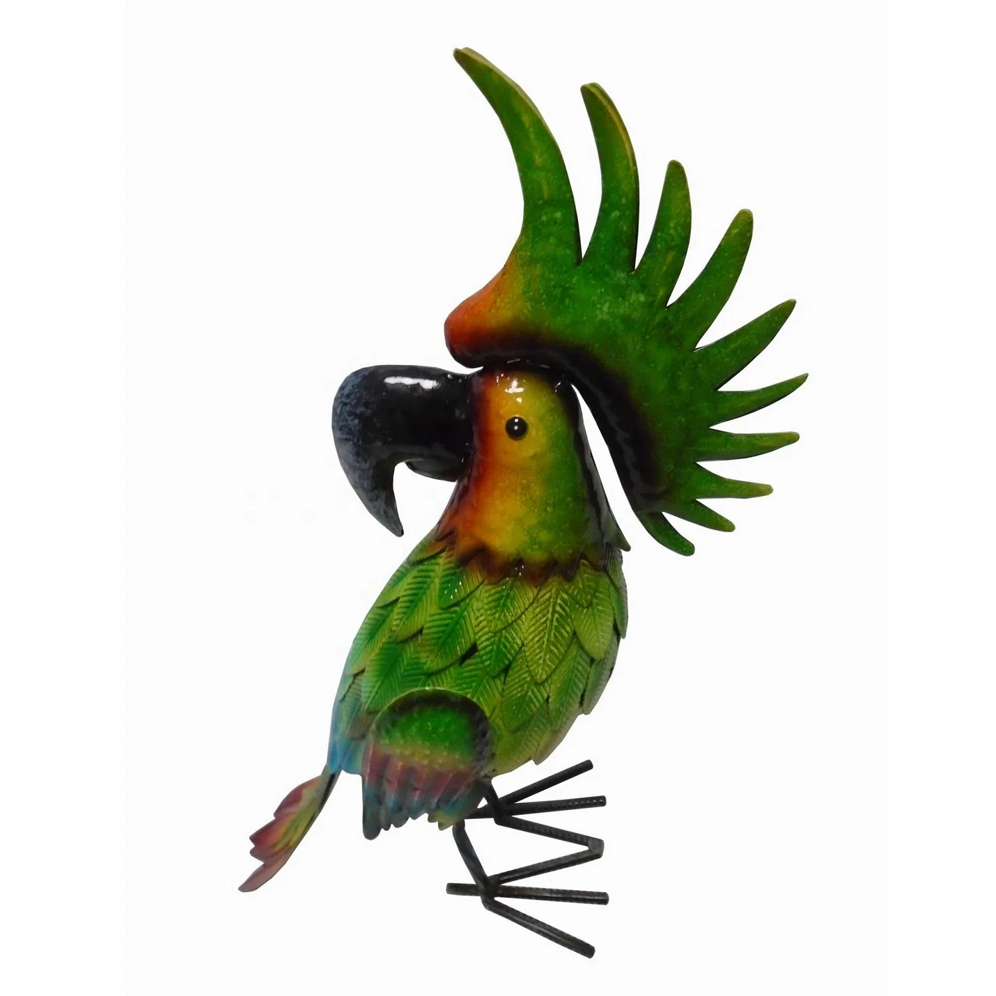 Metal Cockatoo Metal Parrot bird Statue