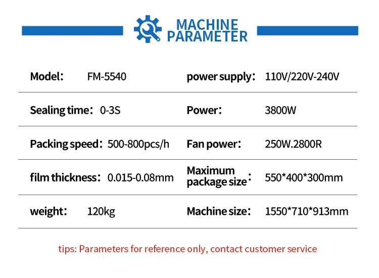 FM-5540 Semi-automatic POF PVC 2-in-1 Sealing and Cutting Machine Plastic Film Packaging Workbook Shrink Wrapping Machine supplier