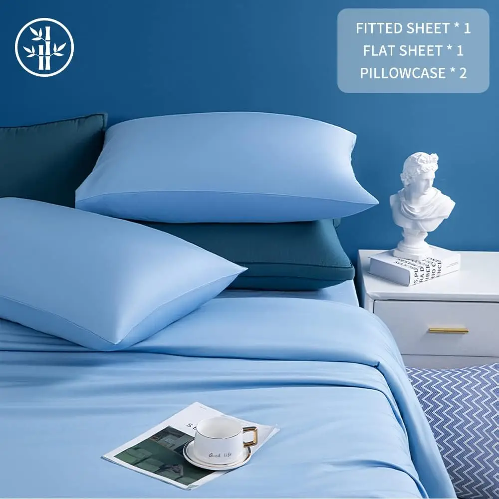 Cloudland Metropolitan Bamboo Lyocell Fitted Cooling Sheets Set 100