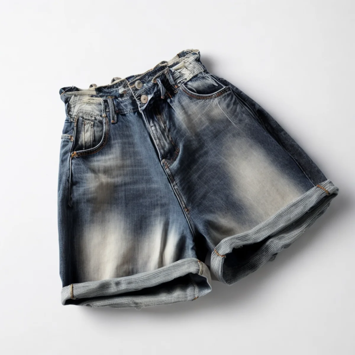 S-5XL Ladies High Waist Shorts Four Button Fashion Summer Casual Female Sexy Skinny Feminino Denim Pants Short Jeans for Women details