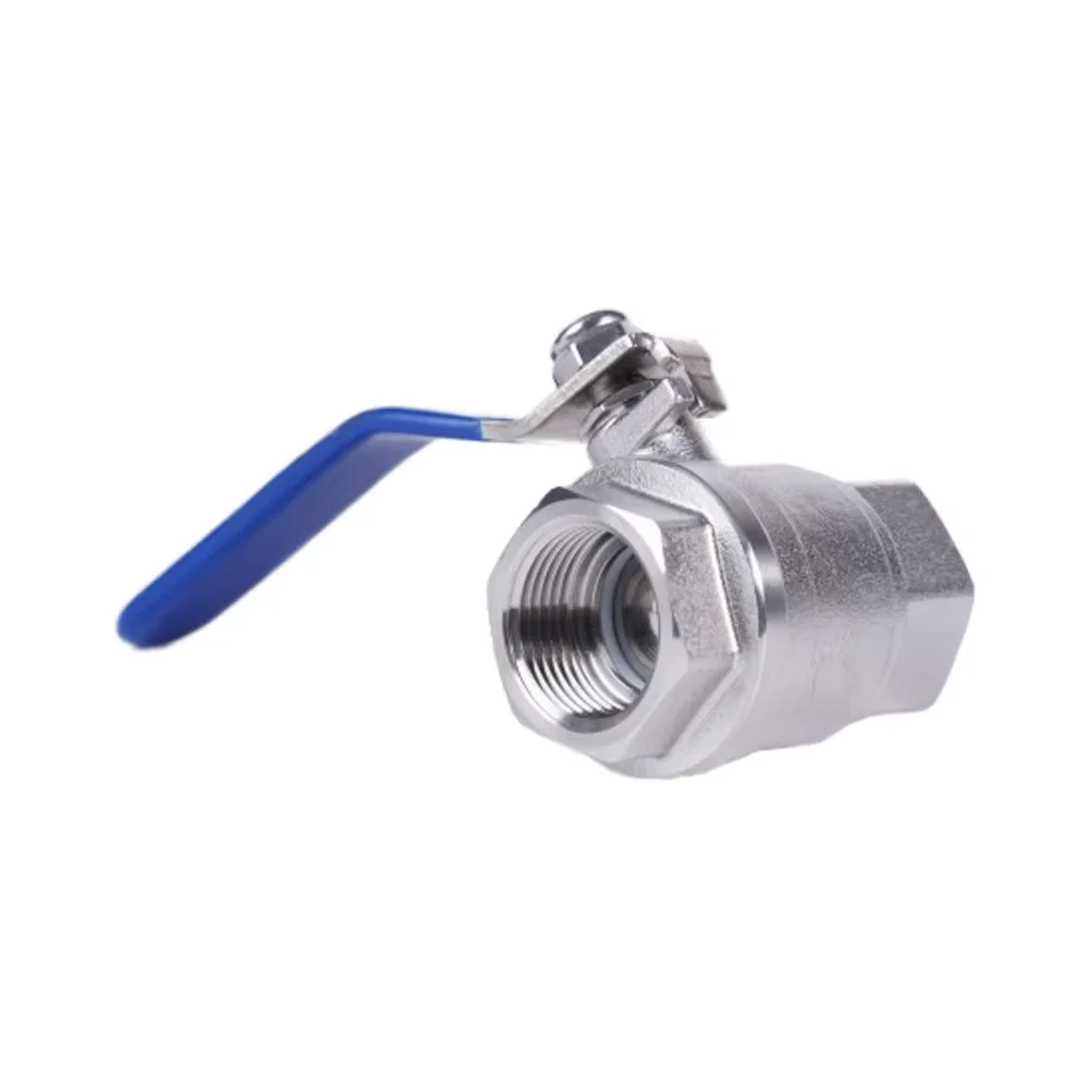 Manual Hydraulic BSP Threaded Stainless Steel Ball Valve 304/316 for Water Application 2pcs Internal Thread OEM Customizable