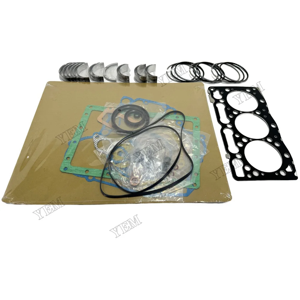 Overhaul Re-ring Kit for Kubota D1005 B2100, B2100DT,BX2660,B2320HSD 2