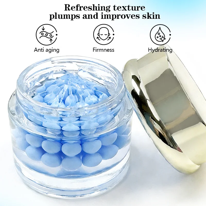Skin Lightening Cream Blue Beads Brightening Soothing All Skin Types Face  Moisturizer Glycerin Glutathione 50ml Wholesale OEM