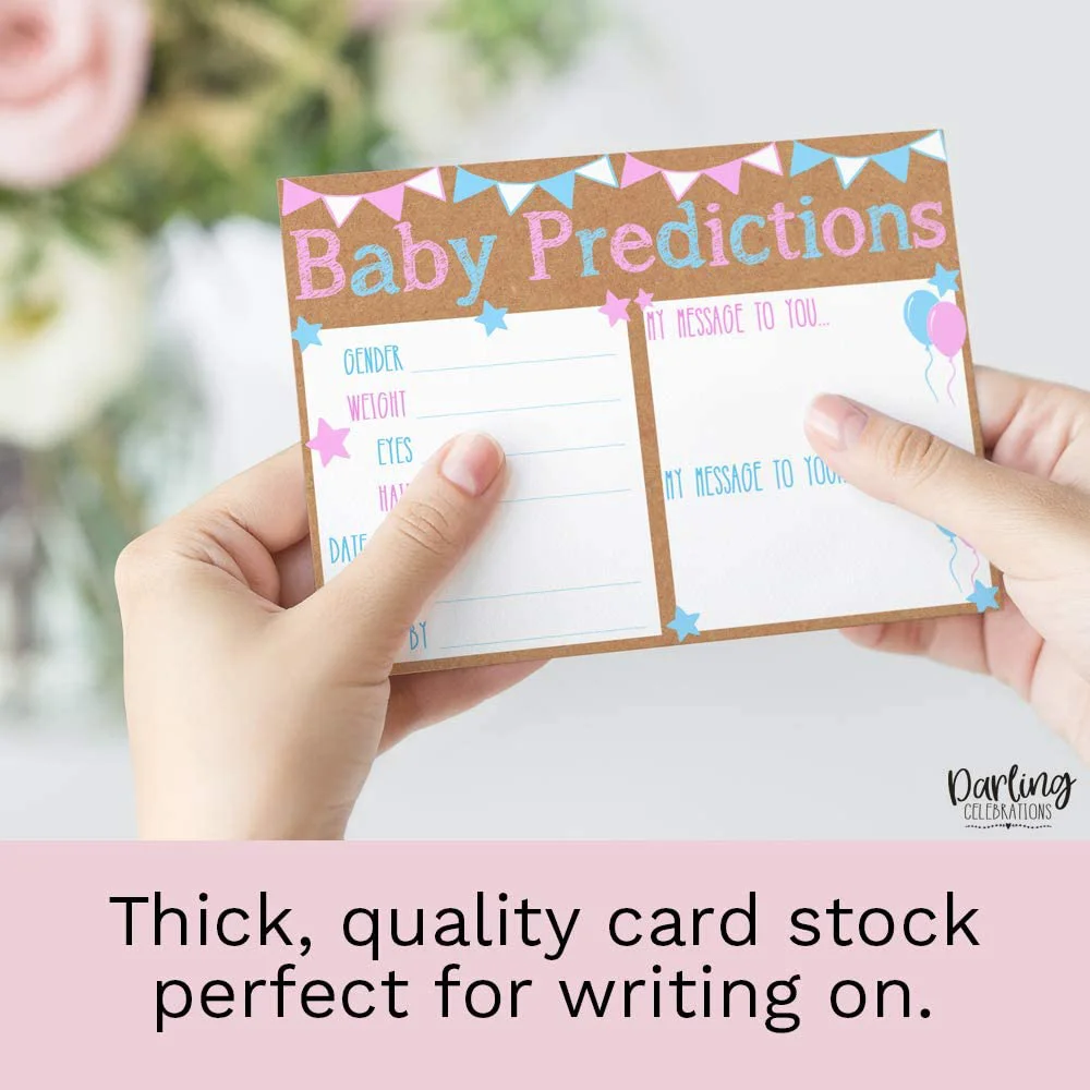 New Arrival Baby Shower Prediction And Advice Card Diaper Raffle Tickets Baby Shower Book Request Cards For Invitation Buy Baby Shower Invitation Cards Decoration Baby Shower Baby Shower Cards Baby Shower Decoration