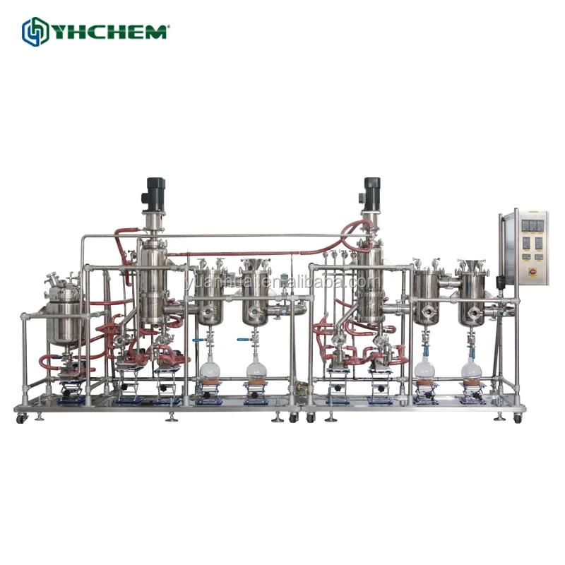 304 нержавеющая сталь КБР экстрактор масла молекулярная Дистилляция система машина