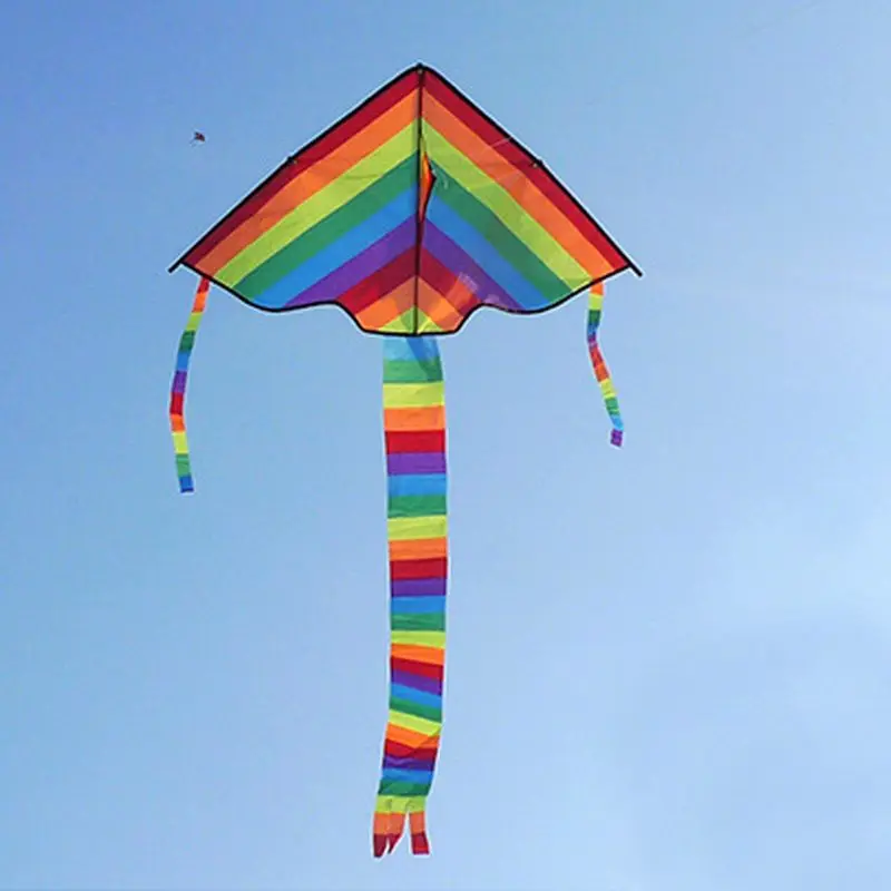 1PC 80cm Owl Printed Long Tail Kite Children Kids Outdoor Garden Fun Toys YH 
