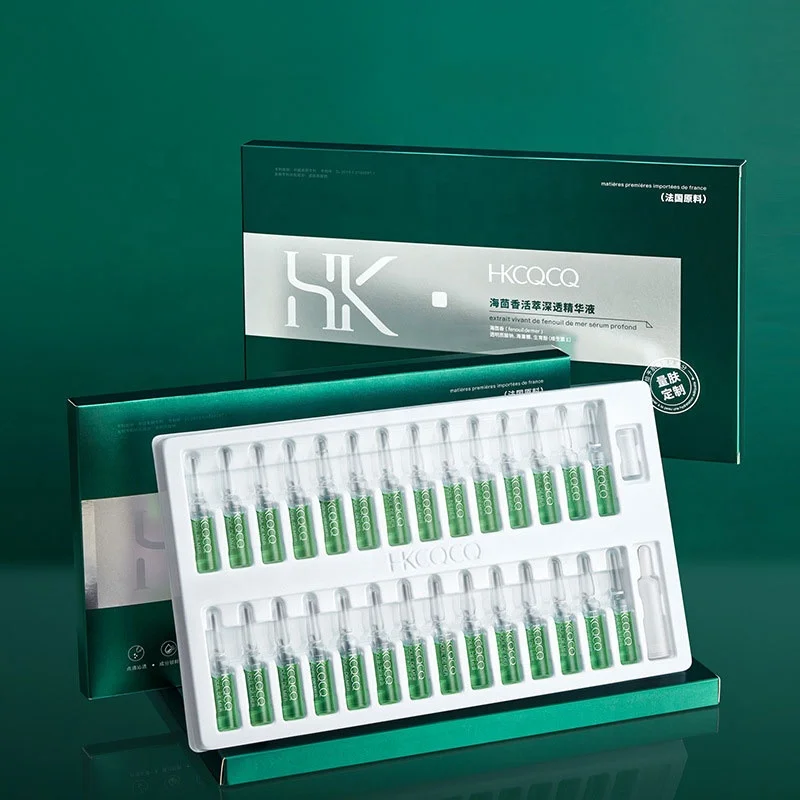 Wholesale Serum Set Hyaluronic Acid Serum Ampoules Sea Fennel Stock
