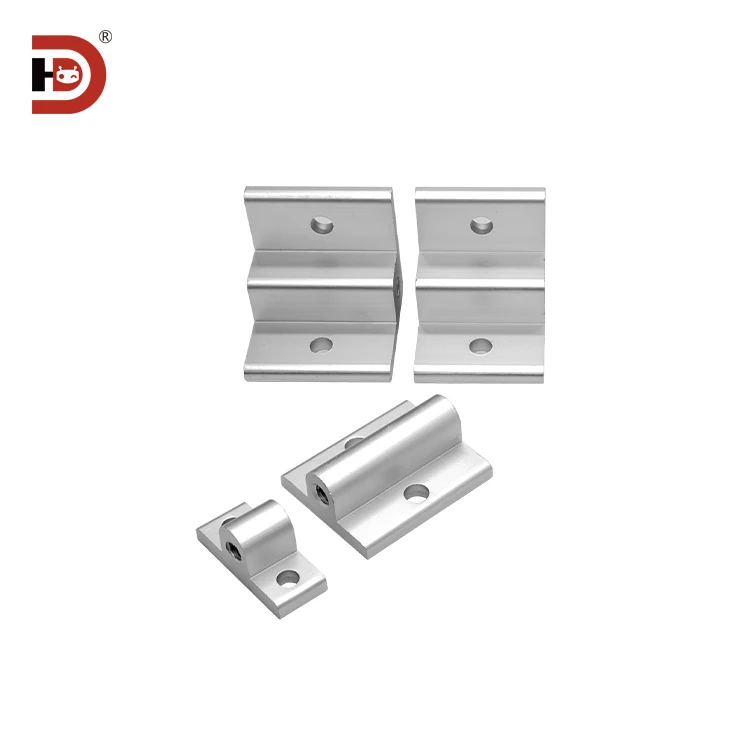 Aluminum Profile Sheet Fixed Connectors, Panel Spacing Blocks, Foot Wheels, Acrylic Fasteners, Right Angle Locking Brackets supplier