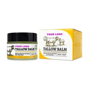 Soothing Skincare Vitamin E Hyaluronic Acid Shea Butter Collagen Face Cream Beef Tallow for Plumping Anti-Aging Barrier Repair