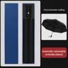 Noir-Ensemble de parapluie