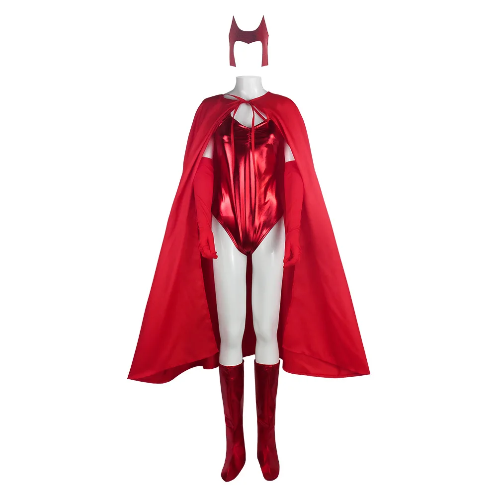 Wanda Vision Scarlet Witch Red Cosplay Costume Sexy Jumpsuit Halloween  Adult With Cloak - Buy Scarlet Witch, scarlet Witch Costume, scarlet Witch  Cosplay Product on Alibaba.com