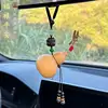 Calabaza de danza del león con cuerda de café