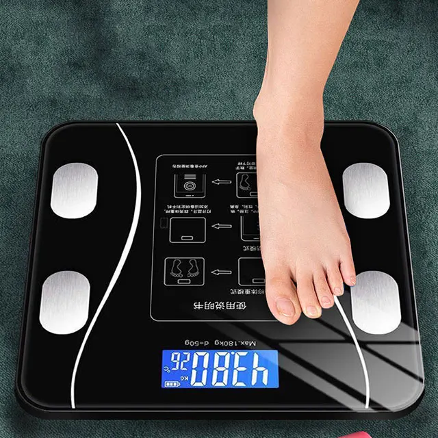 Bathroom Personal Body Weight Scales Digital Glass Electronic Weighing  Machine Digital Weight Smart Scale - China Digital Scale, Digital Weighing  Scale
