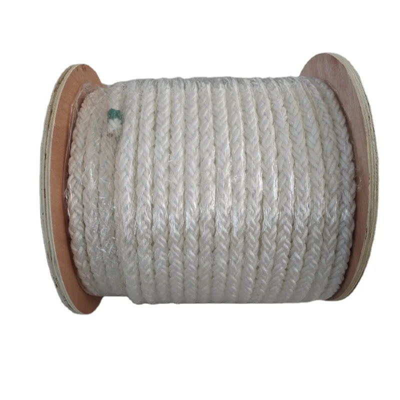 20mmx220m Nylon Rope 8 Strand Polyamide Mooring Rope With Class Certificate