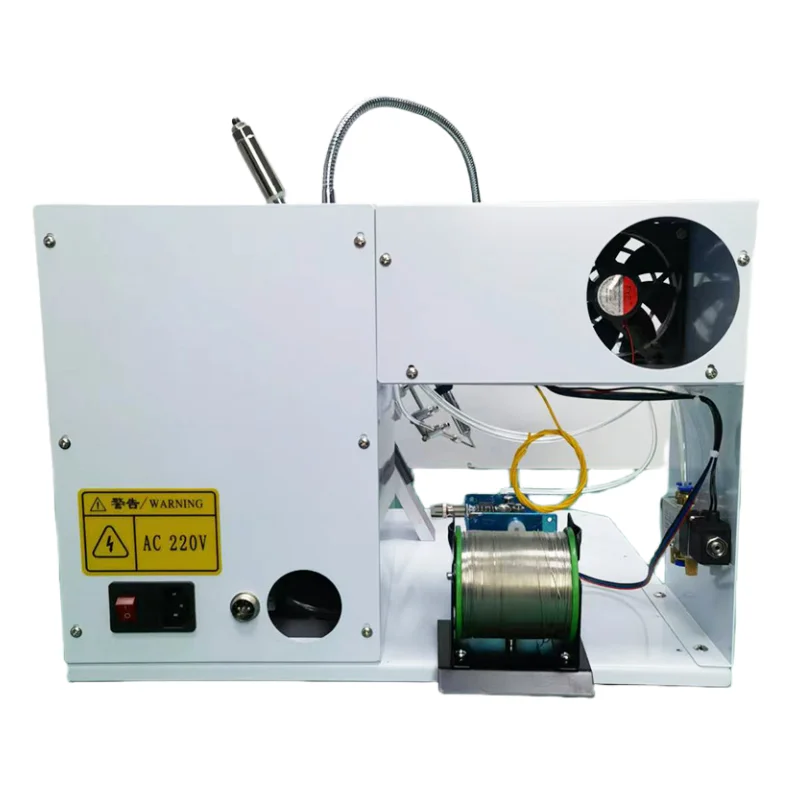 Electric-inclined Foot Operated PCB LED USB Charging Head Connector Welding Cable Circuit Board Aviation Plug Soldering Machine