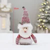 Pink fabric elderly doll-32 cm-hm24-9801a