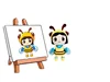 Customized bee fur plush toys