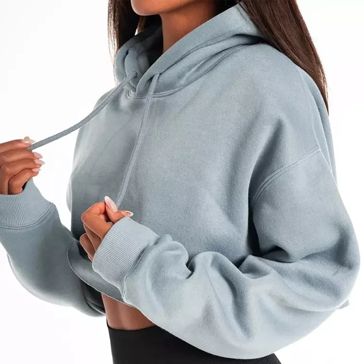 All-Over Print Women's Crop Top Hoodie